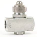 pressure fed wide round spray thumb